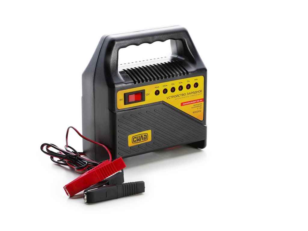 Зарядний пристрій 6/12V 6А (світлодіодний індикатор) ТМ СИЛА Зарядний пристрій 6/12V 6А (світлодіодний індикатор) ТМ СИЛА