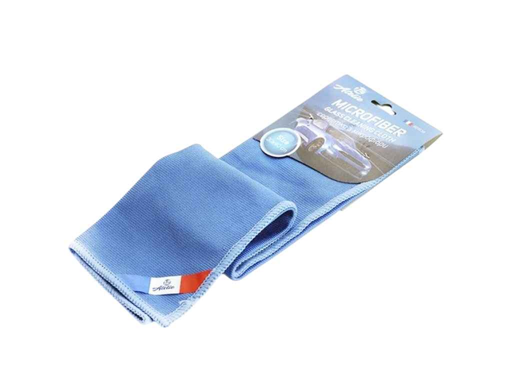 Серветка з мікрофібри для скла 30х40см (блакитний) ТМ12 Atelie Серветка з мікрофібри для скла 30х40см (блакитний) ТМ12 Atelie