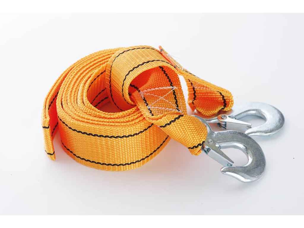 Трос буксирувальний 4,5м 2 тонни, 50мм, гаки (пакет) ТМСИЛА Трос буксирувальний 4,5м 2 тонни, 50мм, гаки (пакет) ТМСИЛА