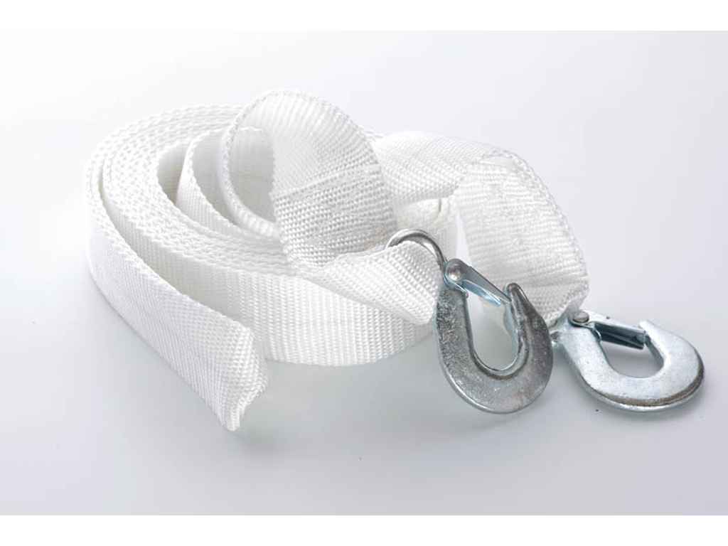 Трос буксирувальний 5м білий 5 тонн, 50мм, гаки (пакет) ТМСИЛА Трос буксирувальний 5м білий 5 тонн, 50мм, гаки (пакет) ТМСИЛА