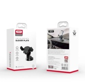 Автотримач для телефону затискач "XO C88" жорстка ніжка Black. Зображення №2