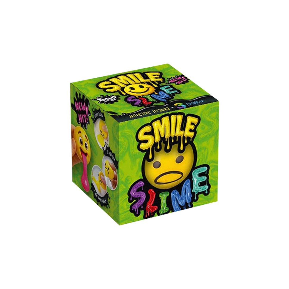 Игрушка антистресс Вязкая масса "Smile Slime" SS-01-01 клейкий лизун Игрушка антистресс Вязкая масса "Smile Slime" SS-01-01 клейкий лизун