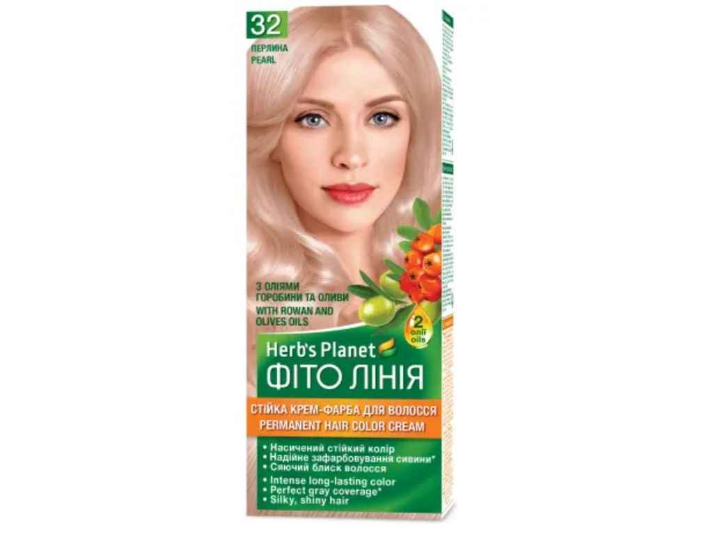 Крем-фарба Перлина Herbs Planet № 32 ТМ Фіто лінія Крем-фарба Перлина Herbs Planet № 32 ТМ Фіто лінія
