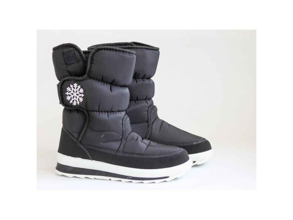 Дутики плащівка р.39 чорний на хутрі жін Сніжинка арт.112-8чп ТМ DREAM-STAN Дутики плащівка р.39 чорний на хутрі жін Сніжинка арт.112-8чп ТМ DREAM-STAN