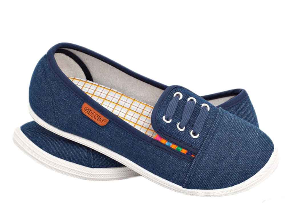 Мокасини жіночі 36р. арт. BS-114 джинс ТМGIPANIS Мокасини жіночі 36р. арт. BS-114 джинс ТМGIPANIS
