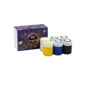 Набір акрилових фарб 850601, 6 кольорів по 20 мл. Зображення №2