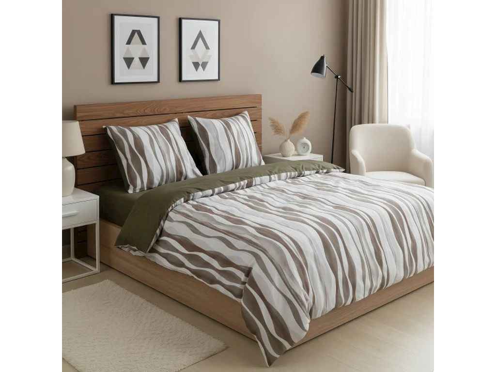 Комплект постільної білизни Євро арт.25416 Ранфорс ТМ VILUTA Комплект постільної білизни Євро арт.25416 Ранфорс ТМ VILUTA