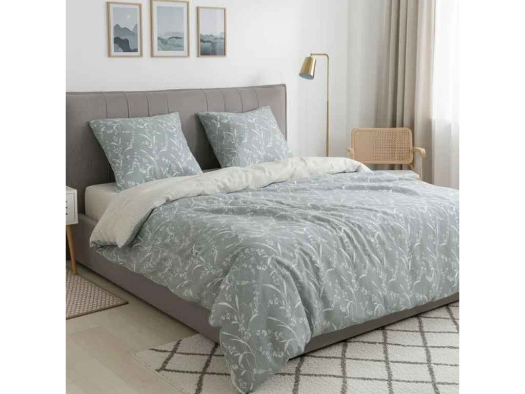 Комплект постільної білизни Євро арт.25408 простирадло на гумці Ранфорс ТМ VILUTA Комплект постільної білизни Євро арт.25408 простирадло на гумці Ранфорс ТМ VILUTA