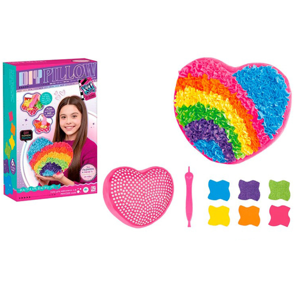 Дитячий набір для творчості "Серце" KSY971-73-1 подушка Дитячий набір для творчості "Серце" KSY971-73-1 подушка