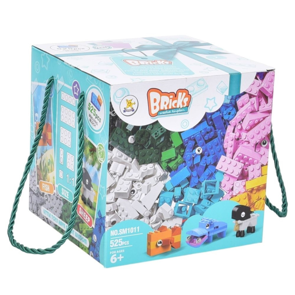 Детский конструктор "Bricks" SM1011, 525 деталей Детский конструктор "Bricks" SM1011, 525 деталей