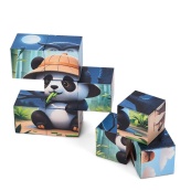 Детский магнитный кубик-пазл "Дикие животные" CL325-2, 3 х 3. Изображение №2 Детский магнитный кубик-пазл "Дикие животные" CL325-2, 3 х 3. Изображение №2