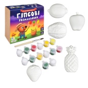 Набір для творчості Гіпсові розмальовки "Розфарбуй фрукти" 30989. Зображення №3