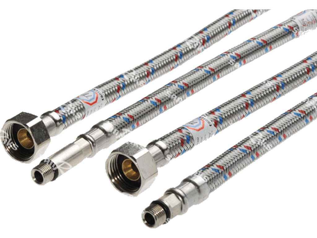 Шланг для підкл.змішувача,нерж.опл. М10х1/2 50 (пара) ТМ SD PLUS Шланг для підкл.змішувача,нерж.опл. М10х1/2 50 (пара) ТМ SD PLUS