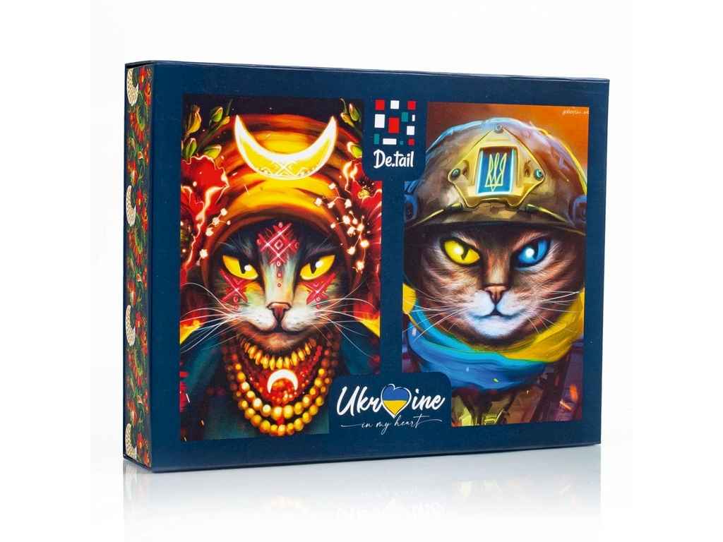 Пазли 2 in 1 Ukrainian Cat Soldier Ukrainian molfarka DT500-10 ТМ VLADI TOYS Пазли 2 in 1 Ukrainian Cat Soldier Ukrainian molfarka DT500-10 ТМ VLADI TOYS