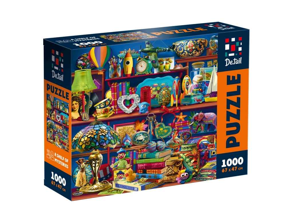 Пазли De.tail Поличка загадок. (укр) DT1000-10 ТМ VLADI TOYS Пазли De.tail Поличка загадок. (укр) DT1000-10 ТМ VLADI TOYS
