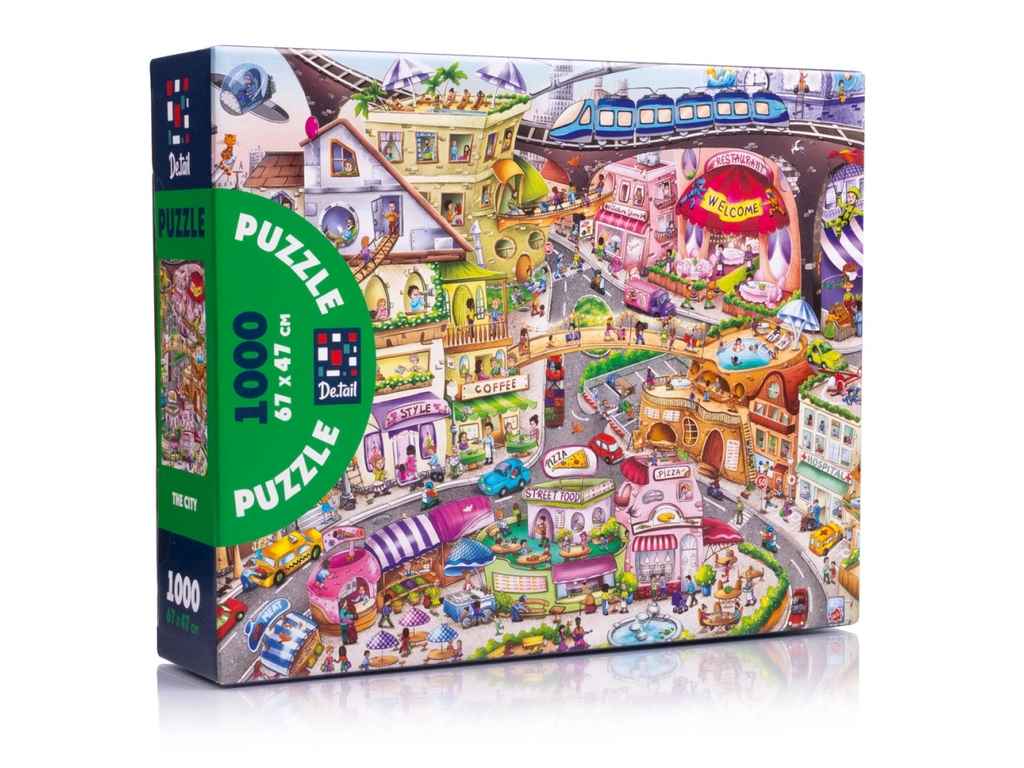 Пазли De.tail Місто DT1000-13 ТМ VLADI TOYS Пазли De.tail Місто DT1000-13 ТМ VLADI TOYS