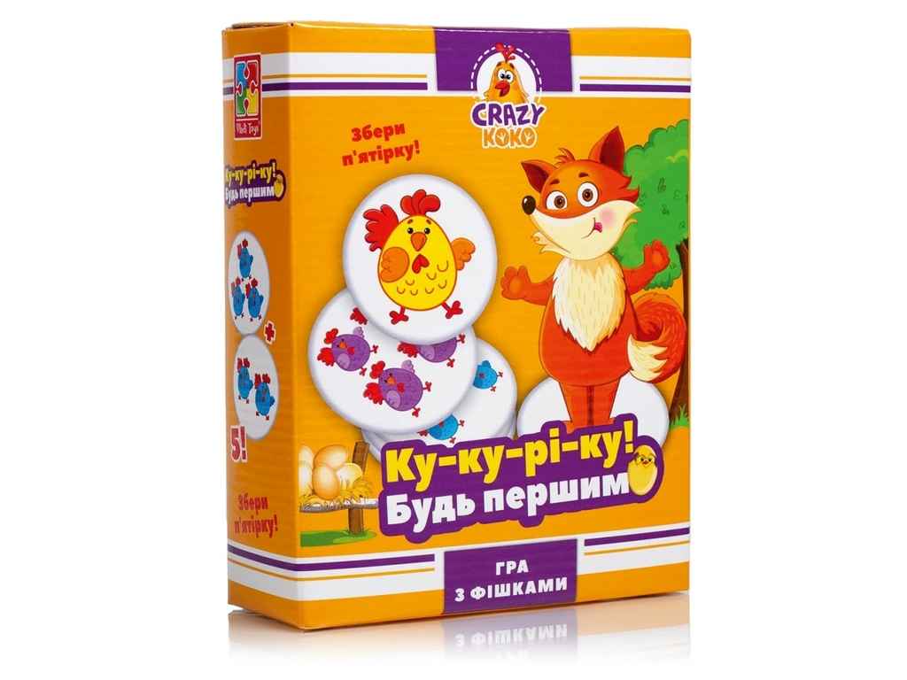 Гра настільна Ку-ку-рі-ку! (укр) VT8025-08 ТМVLADI TOYS Гра настільна Ку-ку-рі-ку! (укр) VT8025-08 ТМVLADI TOYS