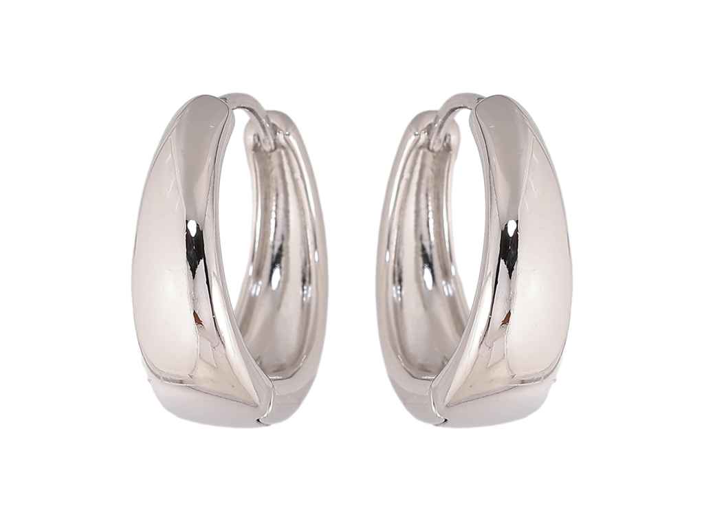 Сережки кільця Родій Класика ø 20мм 302737 ТМ XUPING Сережки кільця Родій Класика ø 20мм 302737 ТМ XUPING