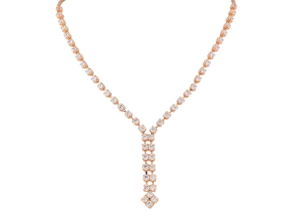 Кольє ML 18К Інкрустація кристалами 41-45см*1,5-3мм 303499 ТМ XUPING Кольє ML 18К Інкрустація кристалами 41-45см*1,5-3мм 303499 ТМ XUPING