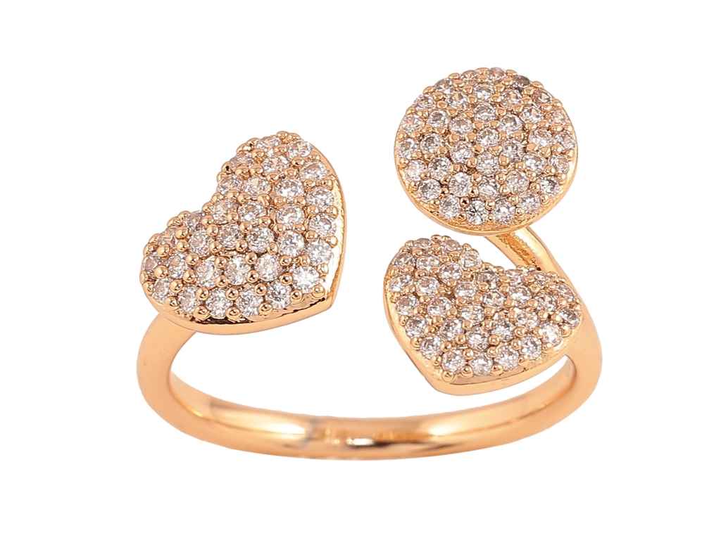 Каблучка Позолота 18K Інкрустація кристалами 11158 р.18-19 ТМ XUPING Каблучка Позолота 18K Інкрустація кристалами 11158 р.18-19 ТМ XUPING