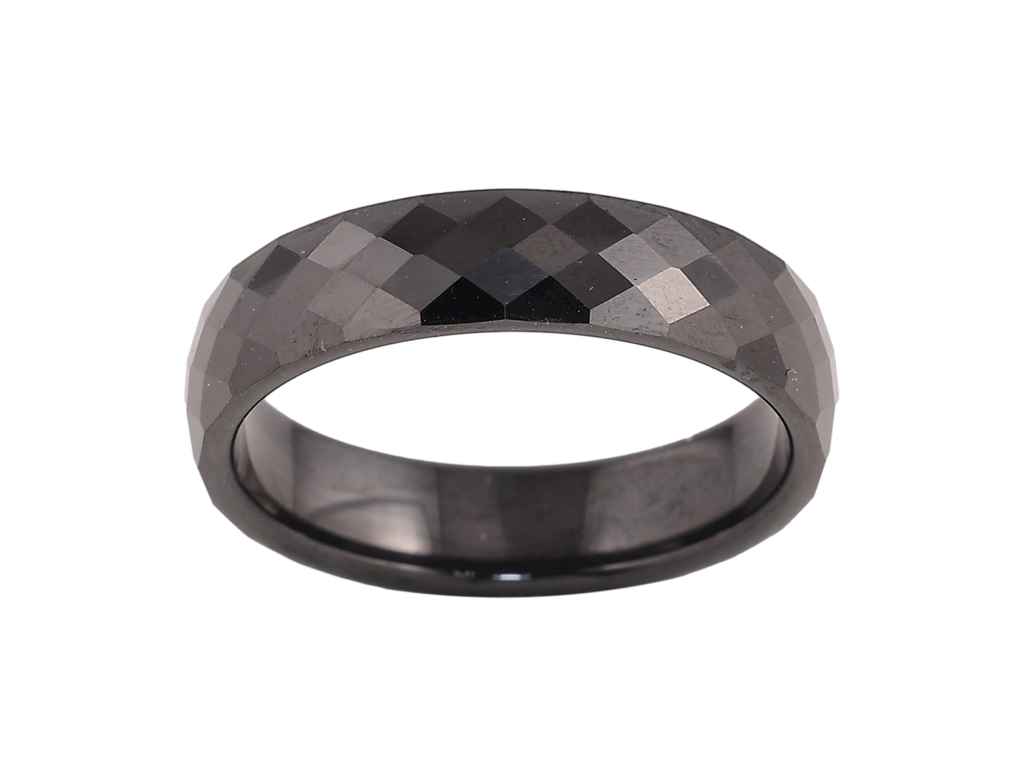 Каблучка Кераміка Чорна кераміка 5мм 11176 р.19,5 ТМ XUPING Каблучка Кераміка Чорна кераміка 5мм 11176 р.19,5 ТМ XUPING