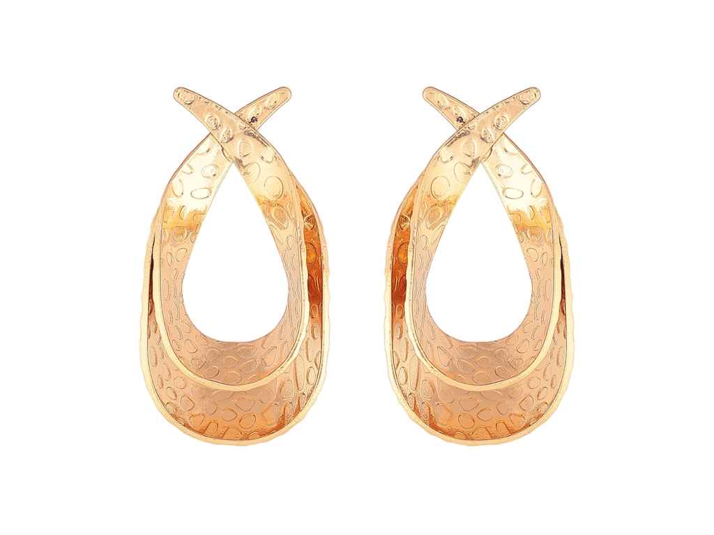 Сережки пусети Позолота 18К Декоративний візерунок 302533 ТМ XUPING Сережки пусети Позолота 18К Декоративний візерунок 302533 ТМ XUPING