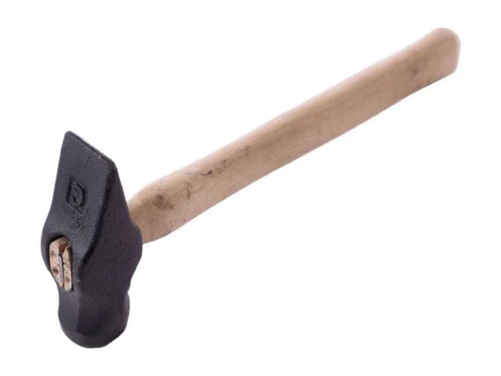 Молоток круглий бойок 650г загальна вага C з деревяною ручкою ТМ DV Молоток круглий бойок 650г загальна вага C з деревяною ручкою ТМ DV