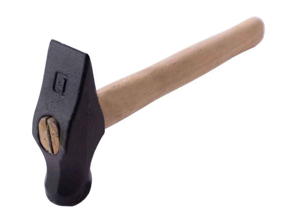 Молоток круглий бойок 1,5кг загальна вага F з деревяною ручкою ТМ DV Молоток круглий бойок 1,5кг загальна вага F з деревяною ручкою ТМ DV
