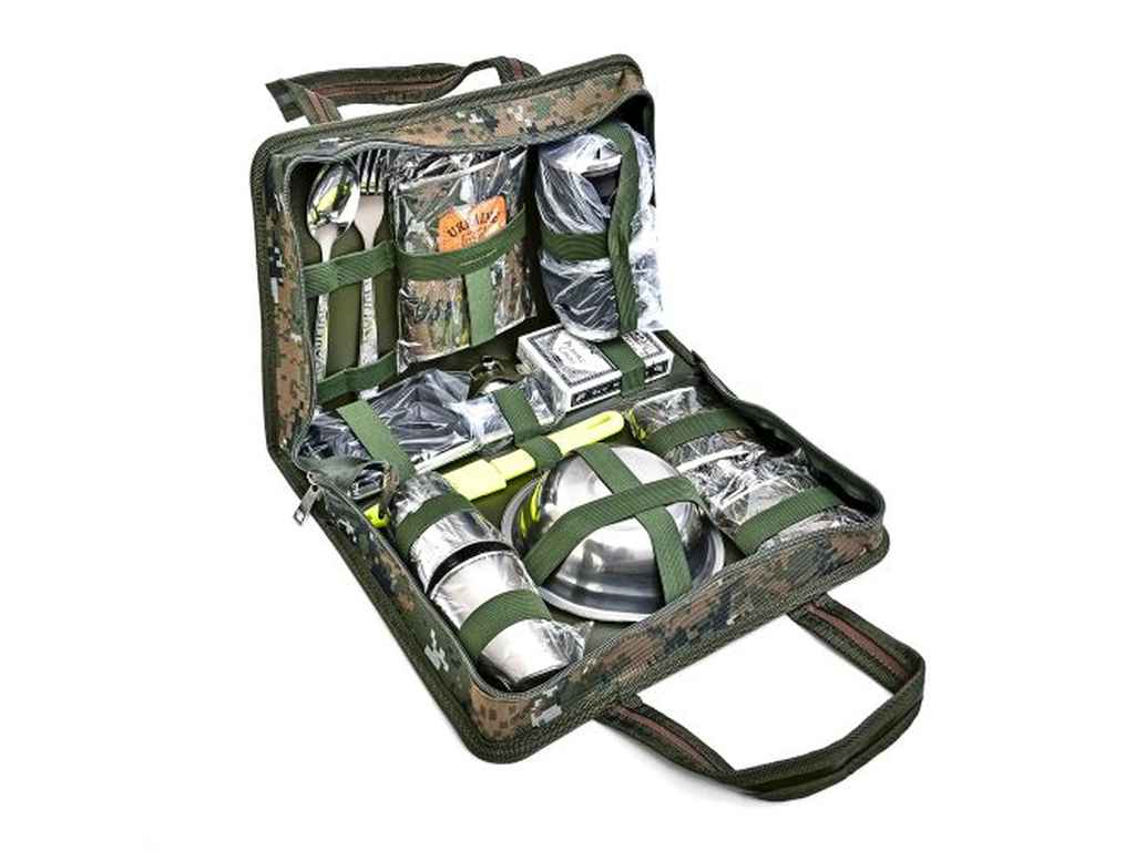 Набір туристичний для мисливця/рибалки 15 Ukraine у камуфляжному кейсі R31007 ТМ STENSON Набір туристичний для мисливця/рибалки 15 Ukraine у камуфляжному кейсі R31007 ТМ STENSON