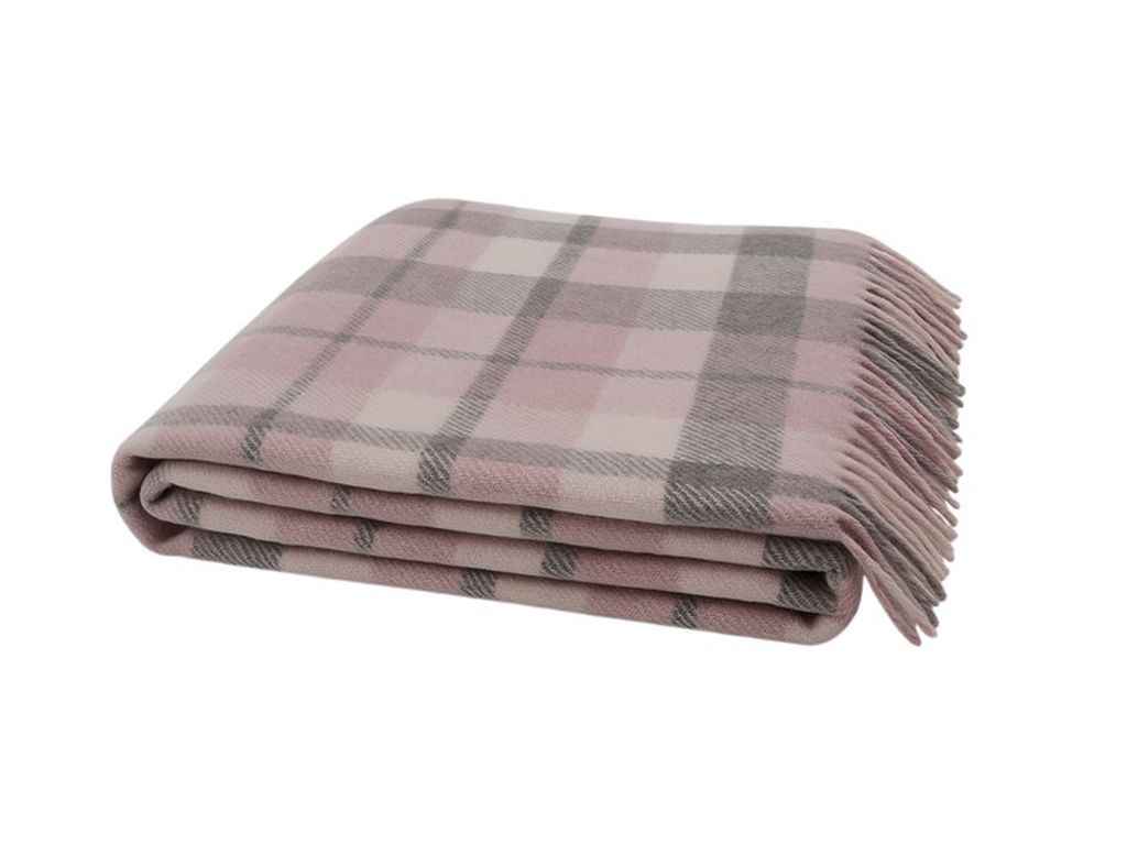 Плед 140*200 Метро JOLLY біл-рож-дим ТМ VLADI Плед 140*200 Метро JOLLY біл-рож-дим ТМ VLADI