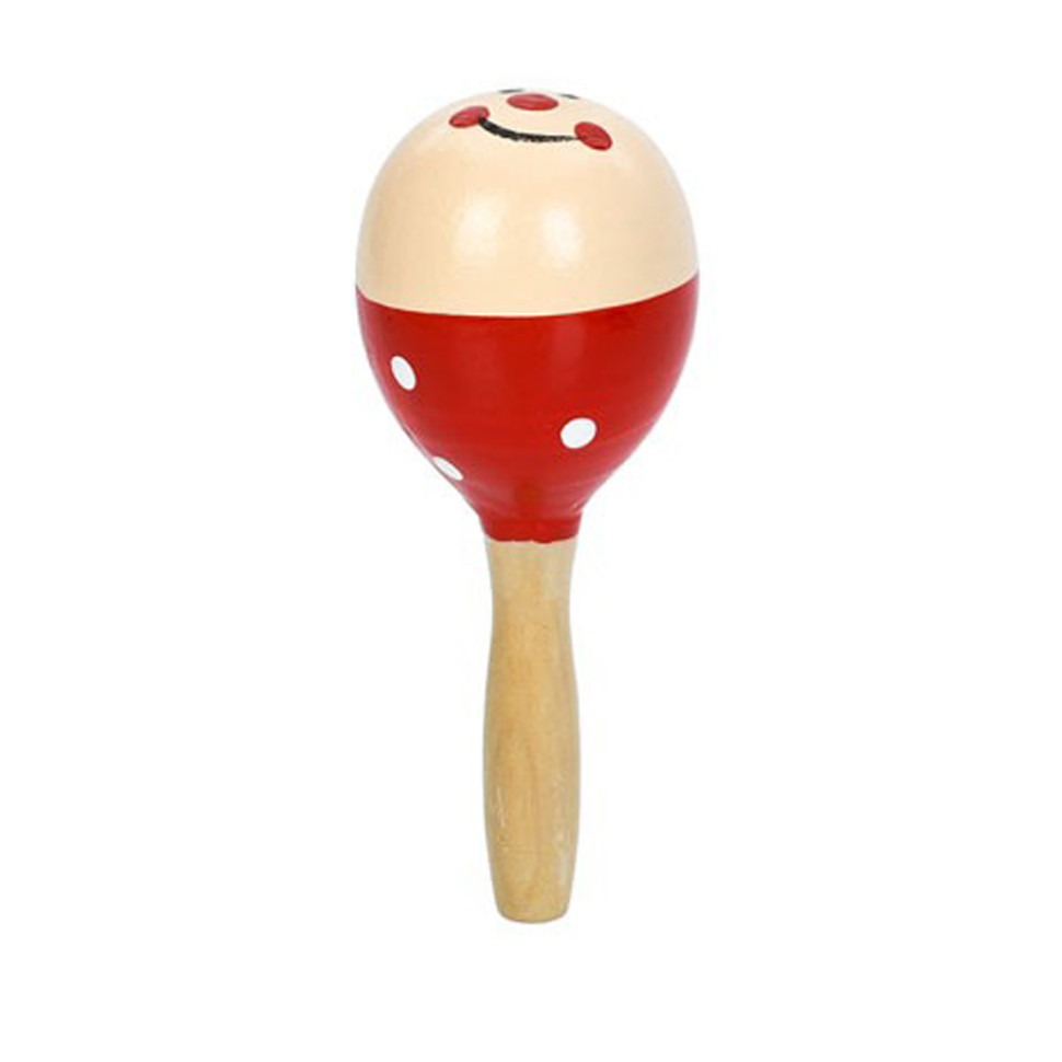 Детская деревянная игрушка Маракас MD 0361-10 размер 12,5 см Детская деревянная игрушка Маракас MD 0361-10 размер 12,5 см