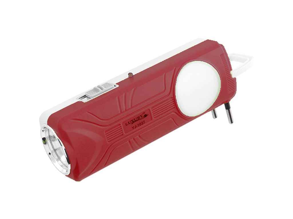 Лiхтар свiтлодiодний 5000K Luxury 1037, 1W5SMD, ЗУ 220V АКБ 450mAh ТМ КИТАЙ Лiхтар свiтлодiодний 5000K Luxury 1037, 1W5SMD, ЗУ 220V АКБ 450mAh ТМ КИТАЙ