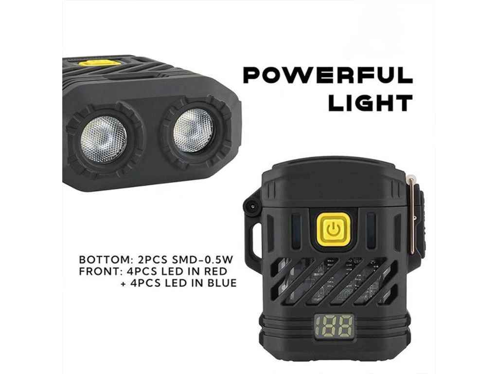 Ліхтар мультифункціональний 5000K D53-2LED, запальничка, ЗУ Type-C, Box, АКБ вбудований ТМ КИТАЙ Ліхтар мультифункціональний 5000K D53-2LED, запальничка, ЗУ Type-C, Box, АКБ вбудований ТМ КИТАЙ