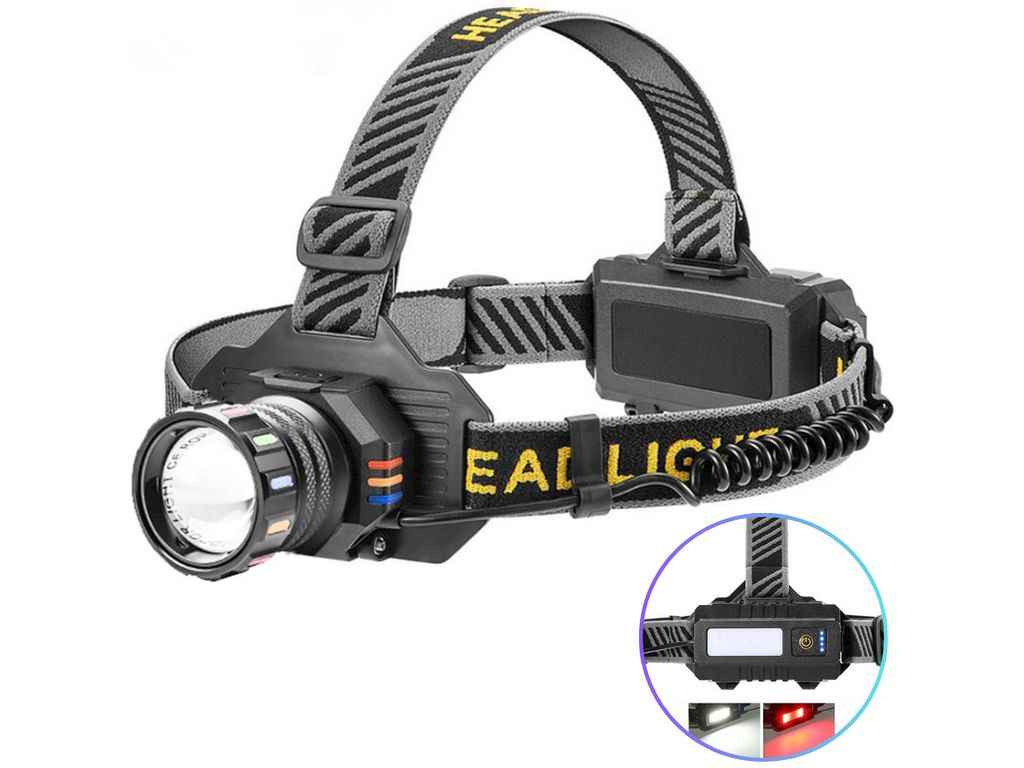 Ліхтар налобний 5000K АКБ 2*18650 BL-T701C-TG, ЗУ Type-C, zoom, Box ТМ КИТАЙ Ліхтар налобний 5000K АКБ 2*18650 BL-T701C-TG, ЗУ Type-C, zoom, Box ТМ КИТАЙ