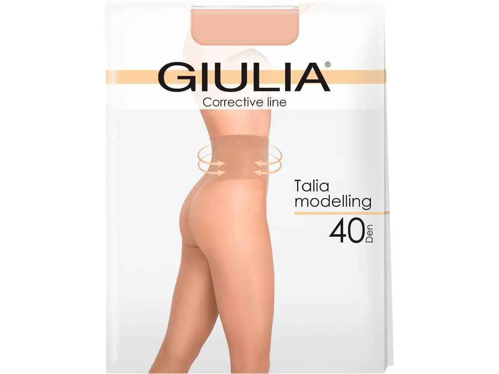 Колготки бежевий жіночі поліамідні коригуючі TALIA MODELLING daino 40 DEN р.5 ТМ GIULIA Колготки бежевий жіночі поліамідні коригуючі TALIA MODELLING daino 40 DEN р.5 ТМ GIULIA
