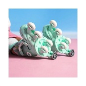 Детские раздвижные ролики Twista Yvolution YR25G4 размер 24-28, зеленый. Изображение №5