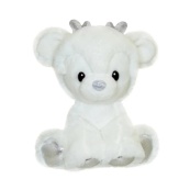 Детская мягконабивная игрушка "Олененок" Aurora 220492C белый, 20 см. Изображение №2 Детская мягконабивная игрушка "Олененок" Aurora 220492C белый, 20 см. Изображение №2