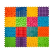 Набір масажних килимків "Мега Мікс" Ортек 10175-OTK 16 елементів, 27x28 см. Зображення №2