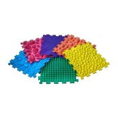 Набір масажних килимків "Мега Мікс" Ортек 10175-OTK 16 елементів, 27x28 см. Зображення №3