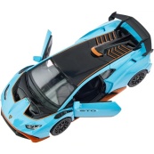 Дитяча автомодель "Lamborghini Huracan STO" Rastar 64300 блакитний, масштаб 1:32. Зображення №2
