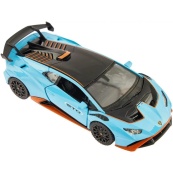 Дитяча автомодель "Lamborghini Huracan STO" Rastar 64300 блакитний, масштаб 1:32. Зображення №4