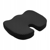 Ортопедична подушка для сидіння 4FIZJO 4FJ0613, 35x45x7 см, Black. Зображення №4