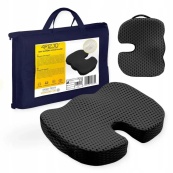 Ортопедична подушка для сидіння 4FIZJO 4FJ0613, 35x45x7 см, Black. Зображення №5