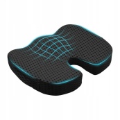 Ортопедична подушка для сидіння 4FIZJO 4FJ0613, 35x45x7 см, Black. Зображення №6