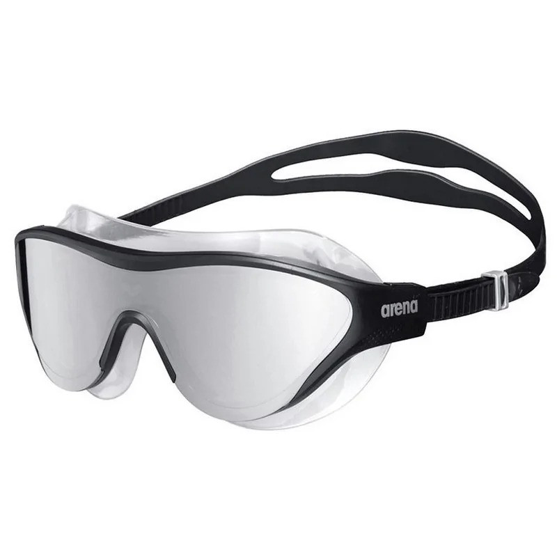 Окуляри для плавання "THE ONE MASK MIRROR" Arena 004308-101 чорний, сріблястий, OSFM Окуляри для плавання "THE ONE MASK MIRROR" Arena 004308-101 чорний, сріблястий, OSFM