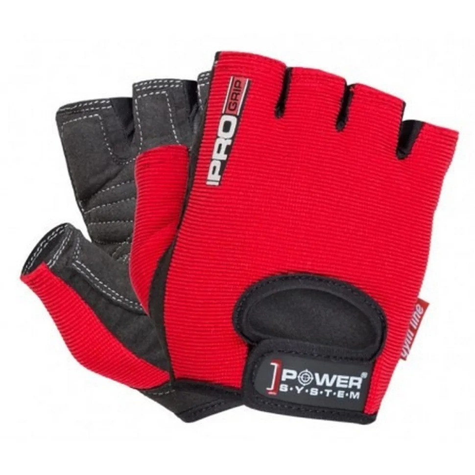 Перчатки для фитнеса Pro Grip Power System PS-2250_L_Red размер L, 23 см Перчатки для фитнеса Pro Grip Power System PS-2250_L_Red размер L, 23 см
