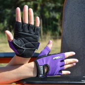 Перчатки для фитнеса Pro Grip Power System PS-2250_M_Purple размер М, purple. Изображение №5