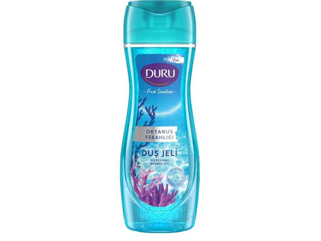 Гель для душу 450мл Fresh Sensations Свіжість океану ТМ DURU Гель для душу 450мл Fresh Sensations Свіжість океану ТМ DURU