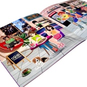 Дитяча книжечка з наклейками "Glamour Girls" РМ-87-03. Зображення №2 Дитяча книжечка з наклейками "Glamour Girls" РМ-87-03. Зображення №2