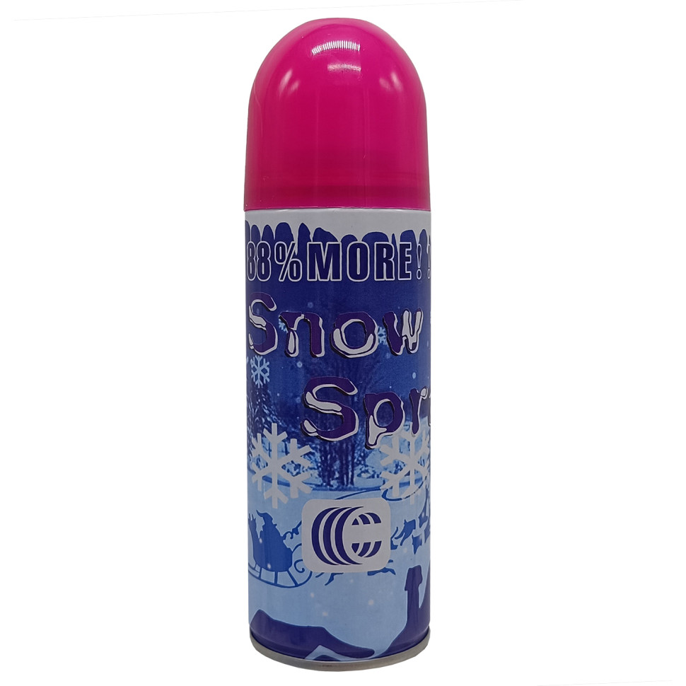 Искусственный снег в баллончике 13-37(Crimson) 250 мл, малиновый Искусственный снег в баллончике 13-37(Crimson) 250 мл, малиновый